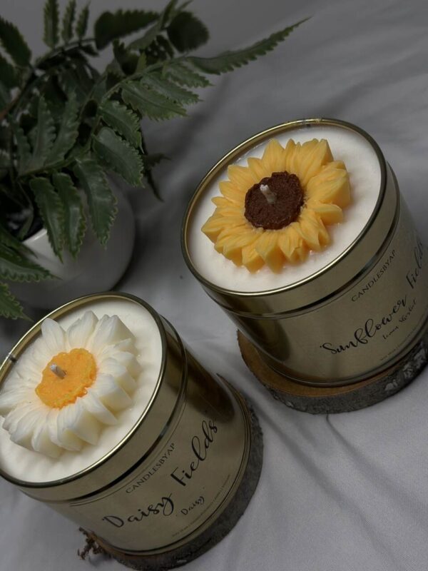 Spring Flower Candle