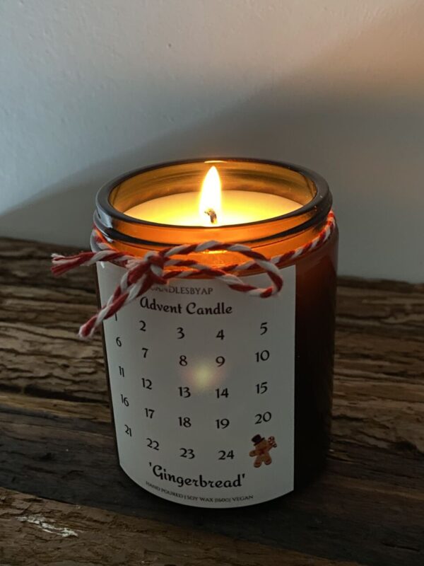 Advent Calendar Jar Candle