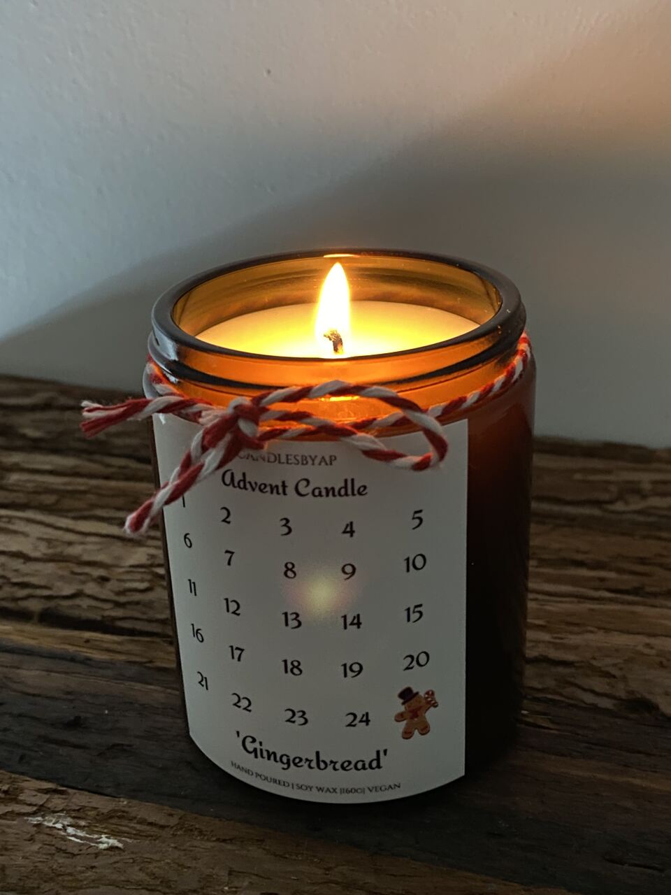 Advent Calendar Jar Candle