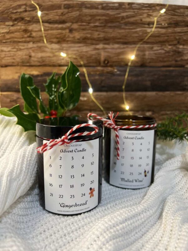 Advent Calendar Jar Candle