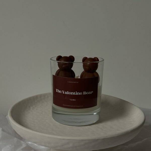 The Valentine Bear Jar Candle