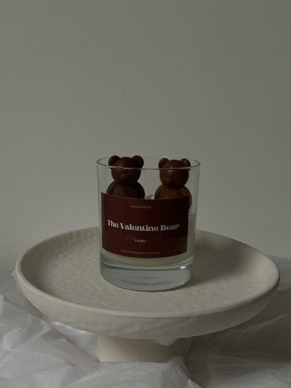 The Valentine Bear Jar Candle