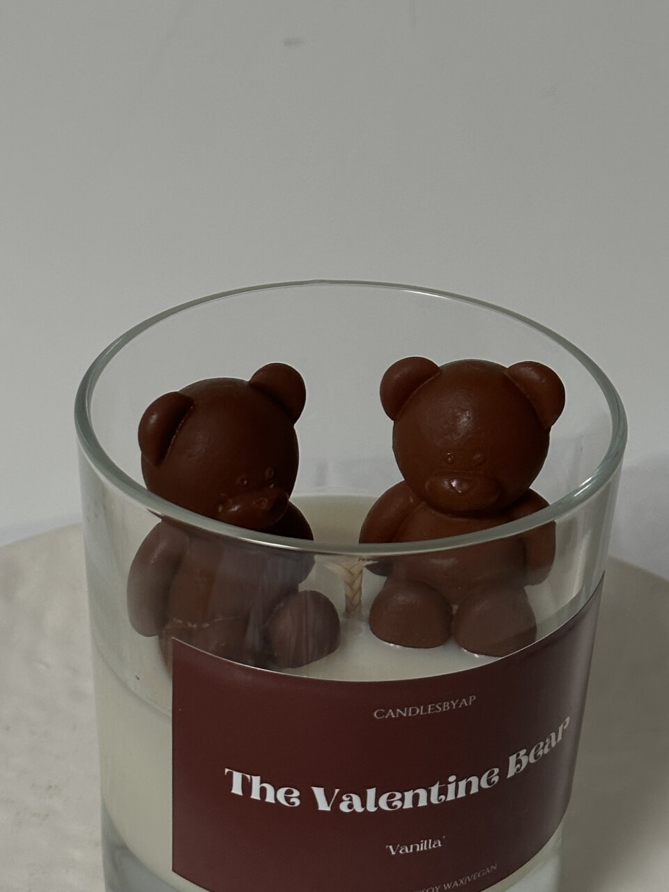 The Valentine Bear Jar Candle